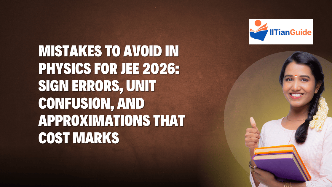 Mistakes to Avoid in Physics for JEE 2026 Sign Errors, Unit Confusion, and Approximations That Cost Marks