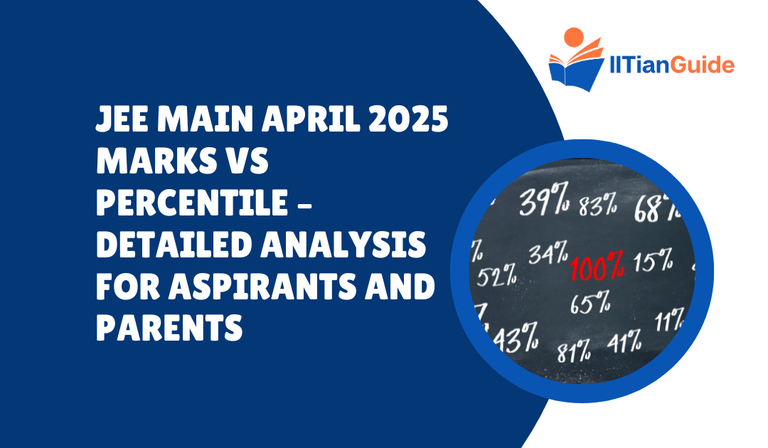 JEE Main April 2025 Marks vs Percentile – Detailed Analysis for Aspirants and Parents