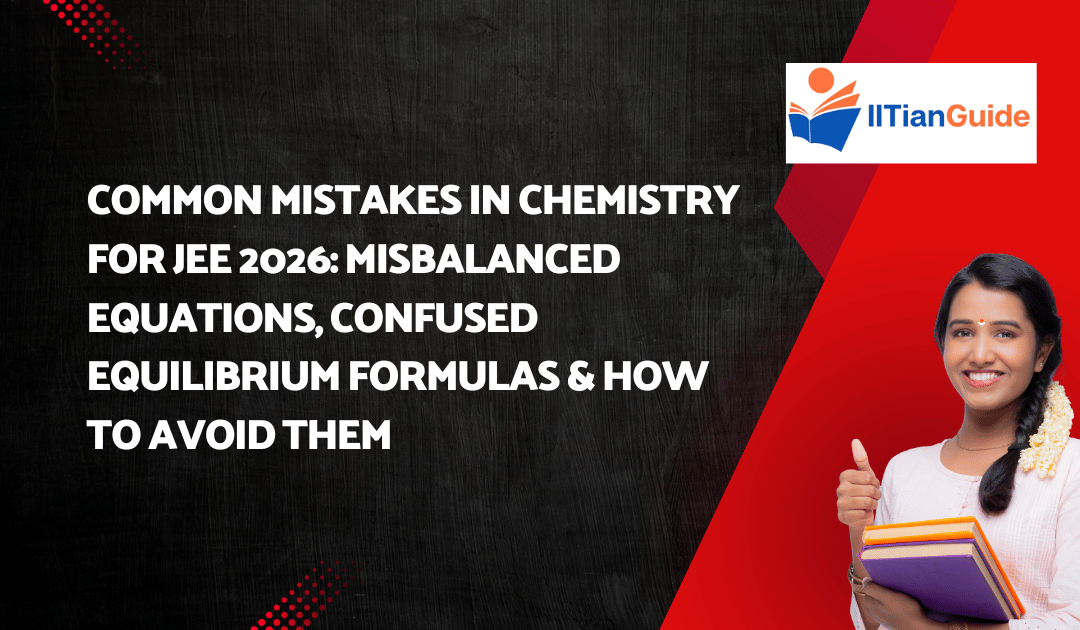 Common Mistakes in Chemistry for JEE 2026: Misbalanced Equations, Confused Equilibrium Formulas & How to Avoid Them