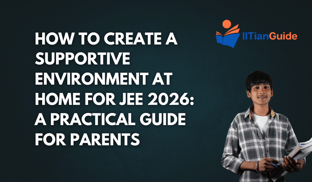 How to Create a Supportive Environment at Home for JEE 2026: A Practical Guide for Parents